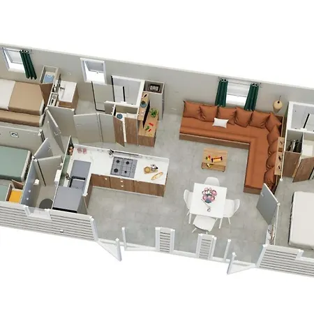 3 Chambres + 2 Chambres Vip * Gastes